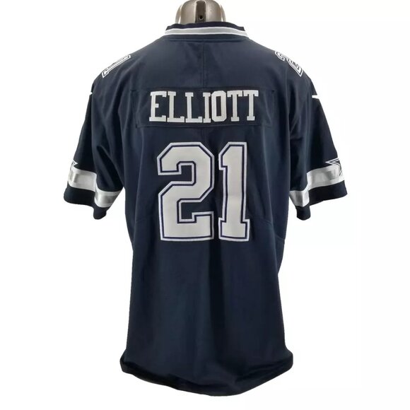 Nike Dallas Cowboys Ezekiel Elliott Signature Jersey #21 Men’s Sz XL On Field - Picture 2 of 11